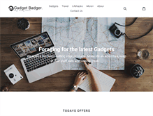 Tablet Screenshot of gadgetbadger.com